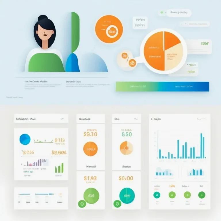 Person mapping business values on a board